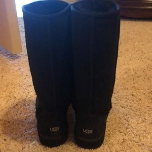 Black ugg boots
